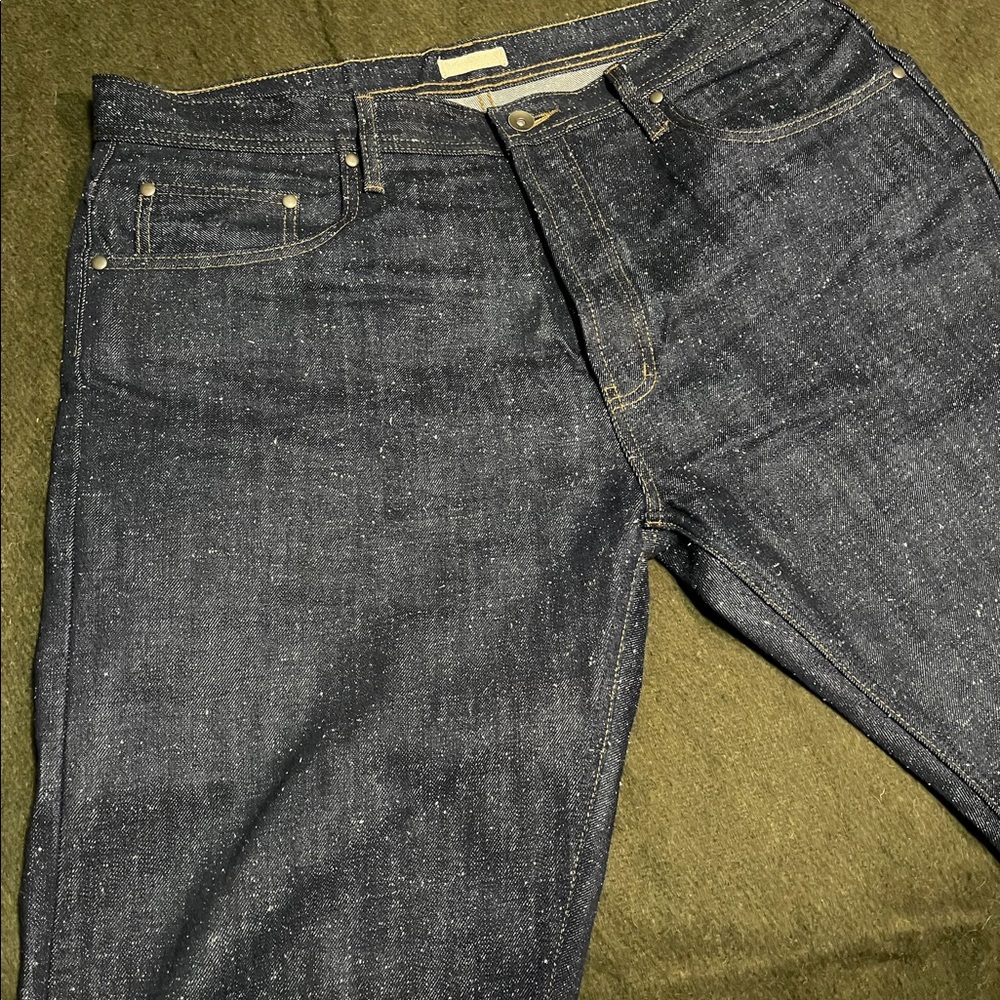 NWOT Unbranded Brand Men’s 18oz Selvedge Neppy Denim 100% Cotton size 40